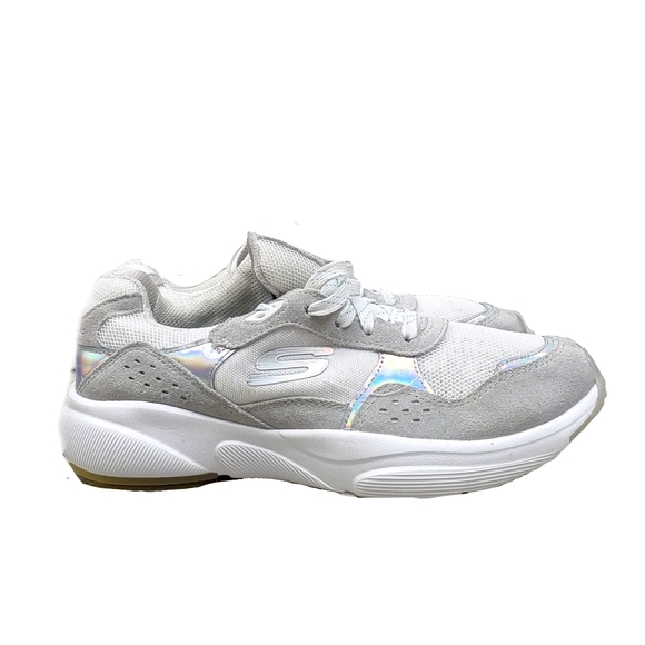 Skechers Meridian No Worries Wmn 8.5 Lthr Sneakers - Picture 2 of 9